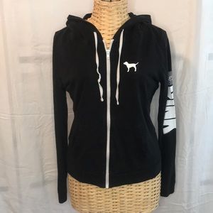 PINK Victoria’s Secret tee shirt hoodie size L